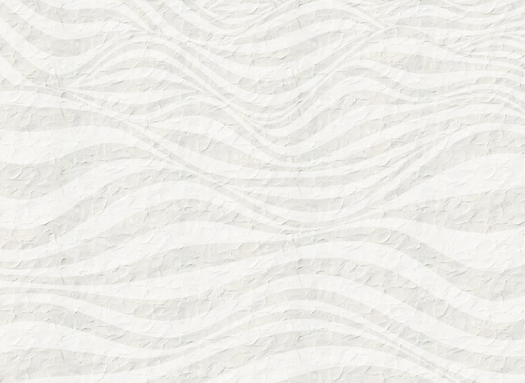 Graphic Hills, Wallpaper in beautiful white colourway
