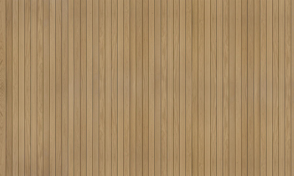 Hardwood Panels, Striped Wallpaper close up