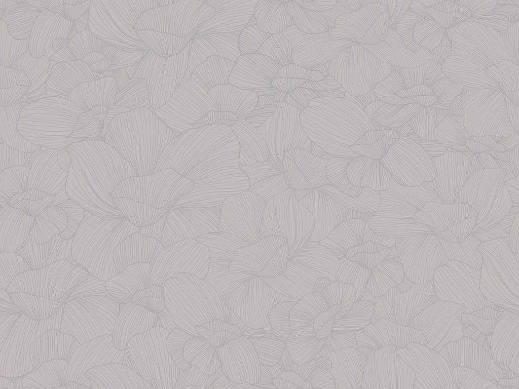 Saltwater Ripples, Pattern Wallpaper in Purple close up