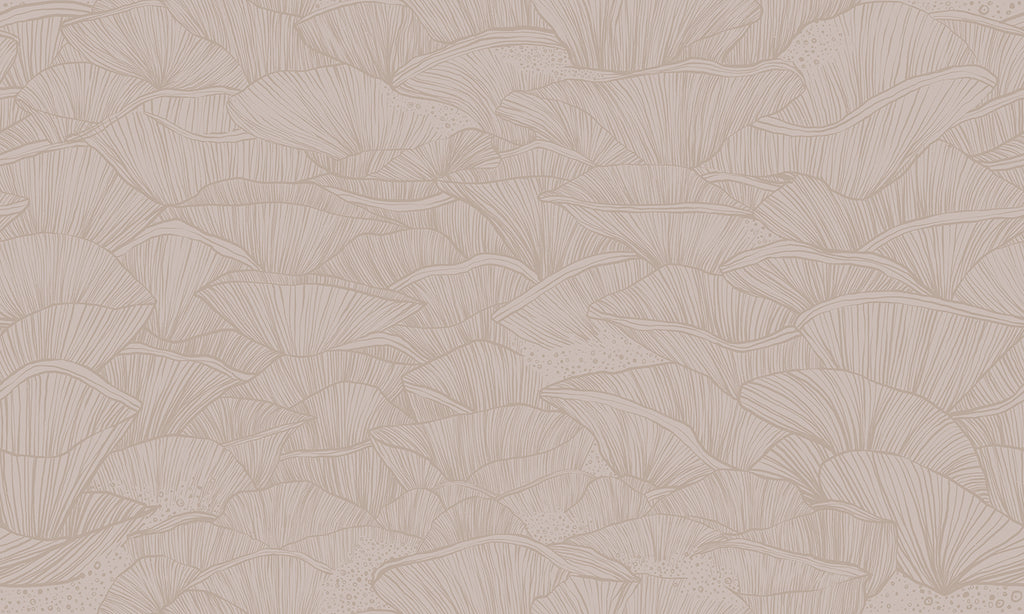 Saltwater Ripples, Pattern Wallpaper in Sand close up