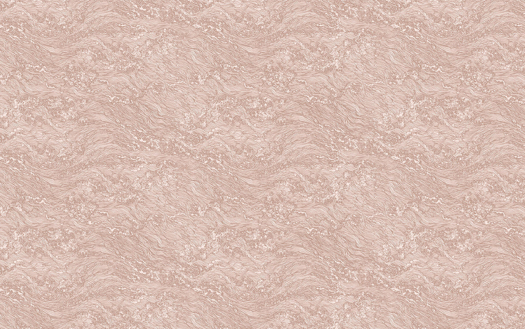Sea Foam, Wallpaper in Blush Pink close up 