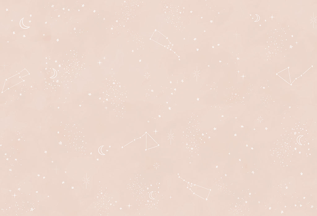 Chalky stars wallpaper in sand
