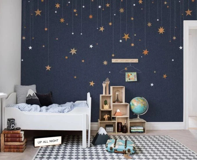 Stargazing, Wallpaper in kids bedroom