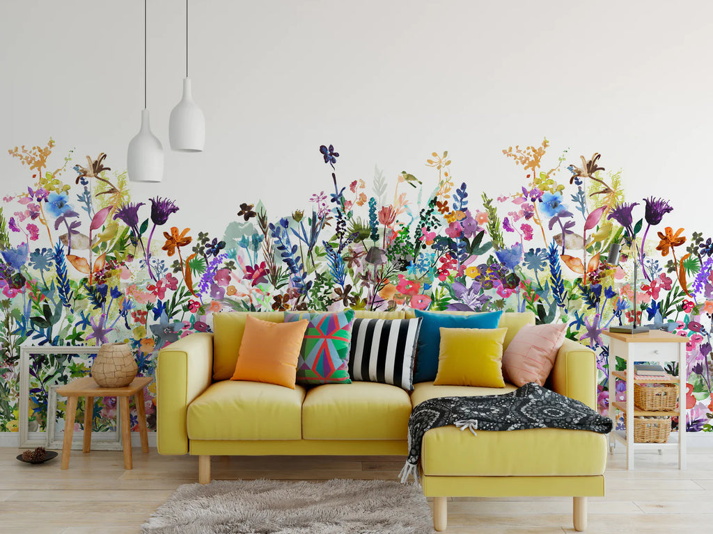 Garden wallpapers for a nature-inspired home