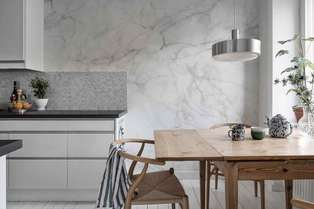 marble kitchen wallpaper