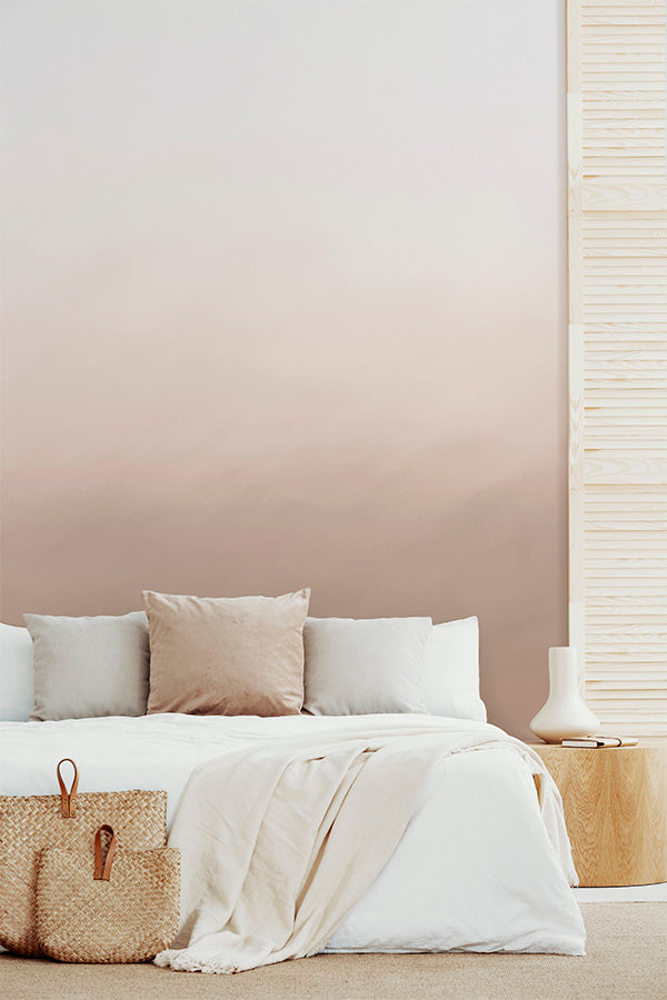 Light colored wallpaper for BTO bedroom designs