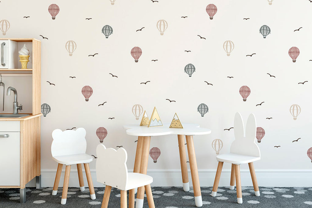 Multi-colour wallpaper designs