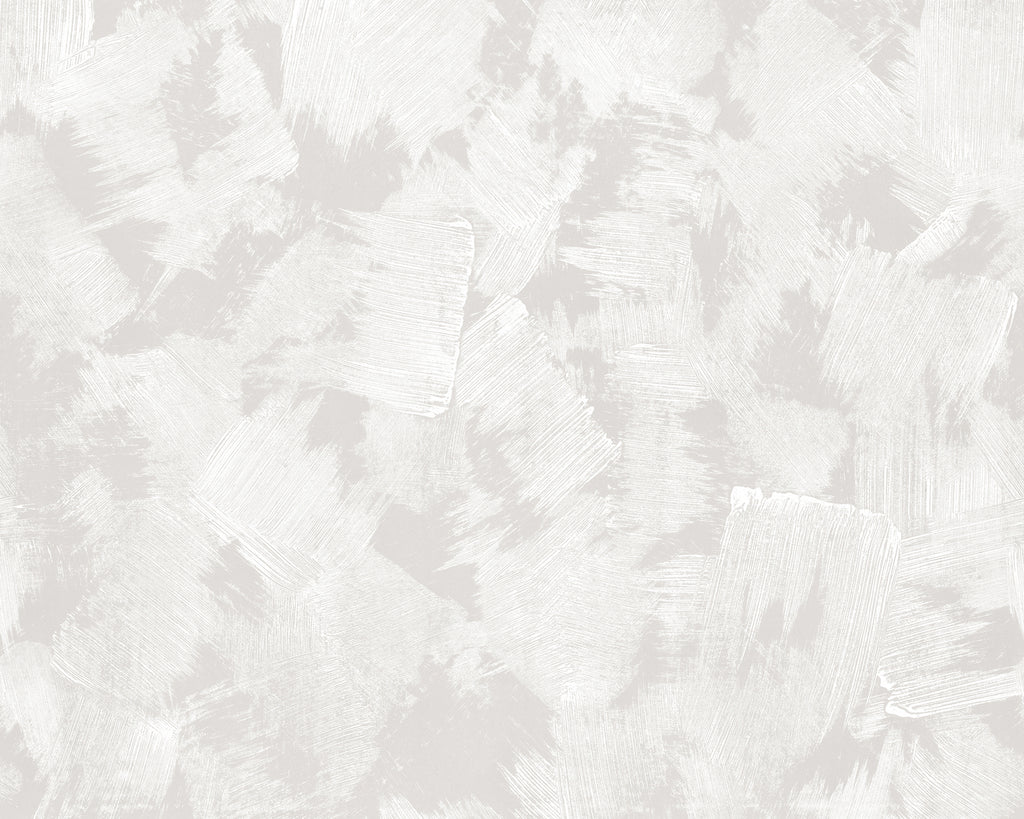 Brush, Mural Wallpaper in Light Grey Colourway