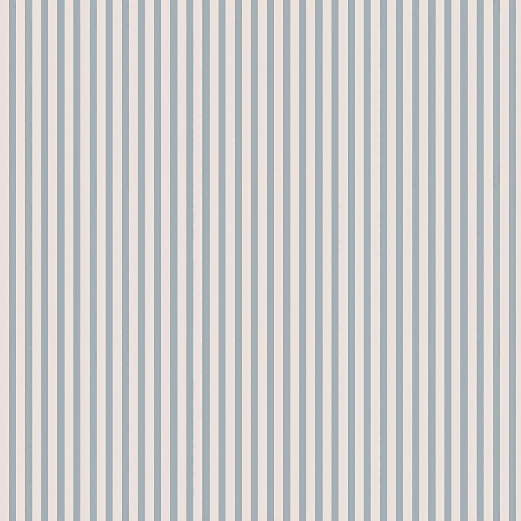 Delicate Stripes, Pattern Wallpaper in Grey Blue close up