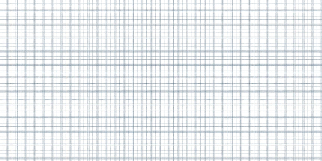 Hand-Drawn Plaids, Pattern Wallpaper in Blue Close Up