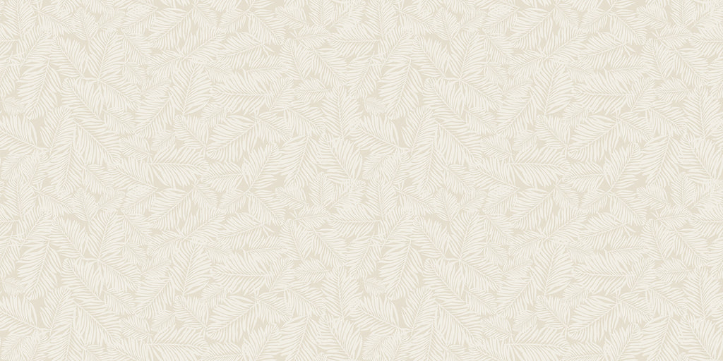 Heather Fern, Pattern Wallpaper in Sand close up