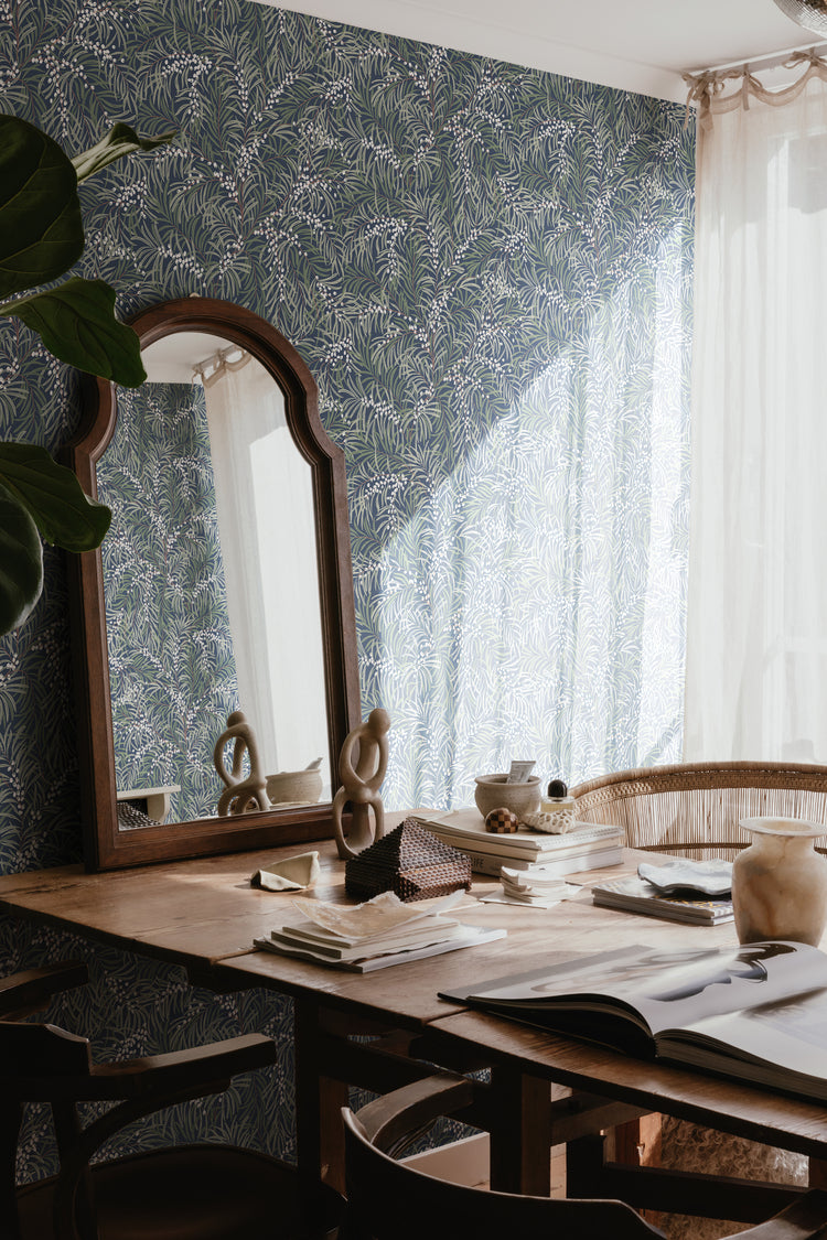 Idun, Nature Pattern Wallpaper in work room