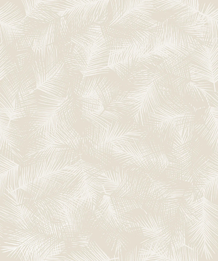 Lilo Fern, Tropical Pattern Wallpaper in Sand Close Up