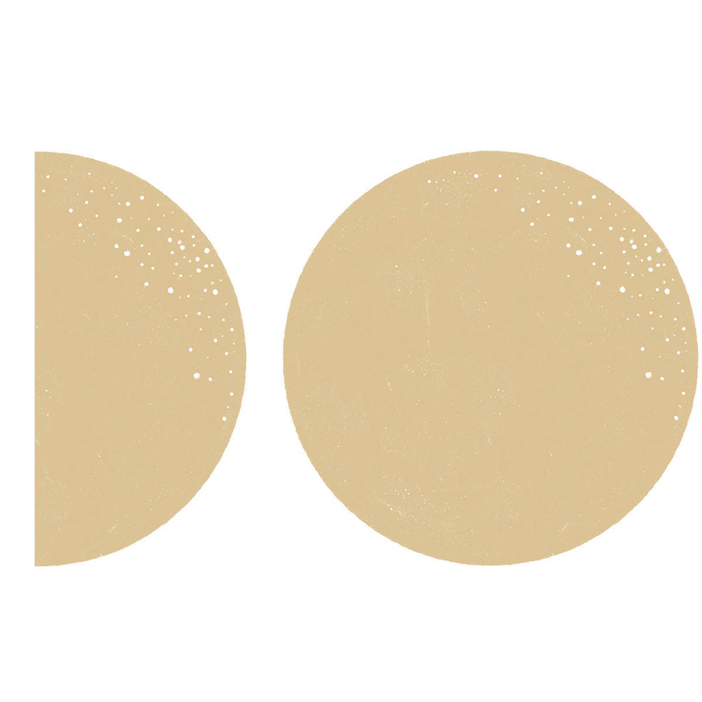 Moon Phases, Wall Decals in Yellow Graphics close up