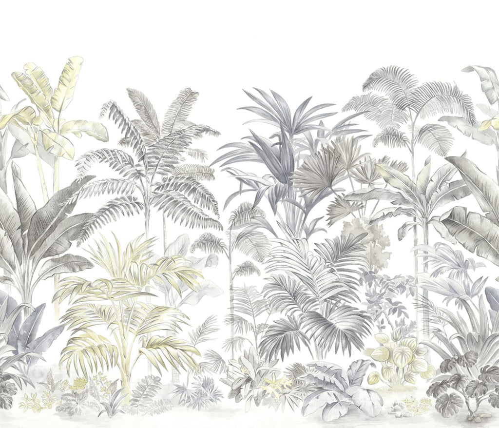  Palm Garden, Tropical Mural Wallpaper close up