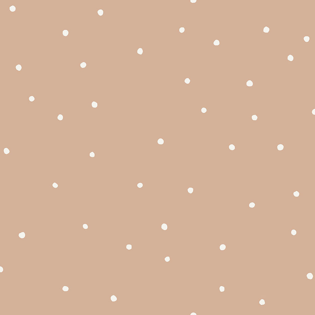 Polka Delicate Dots, Wallpaper in Nude close up
