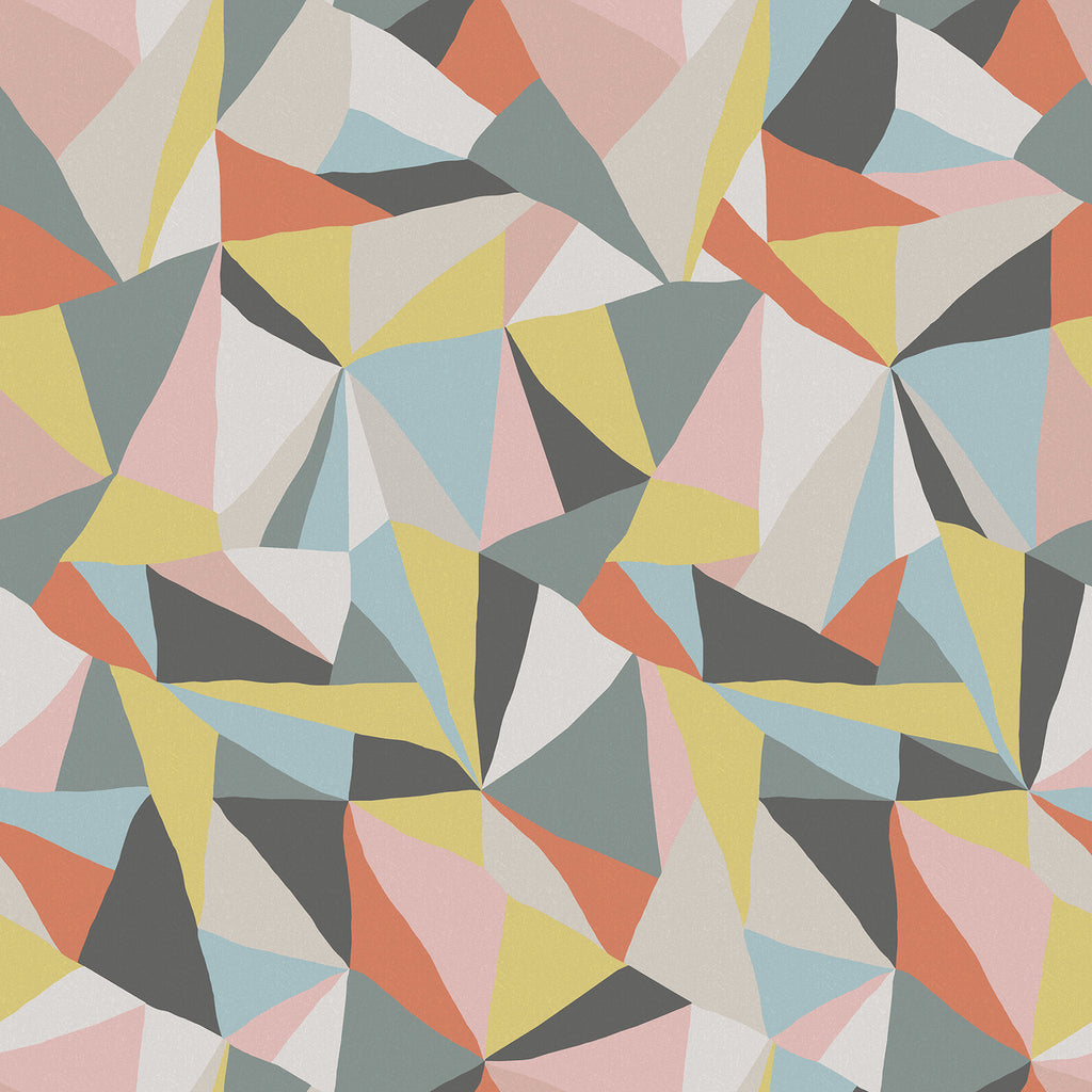 Retro Geometric, Wallpaper closeup