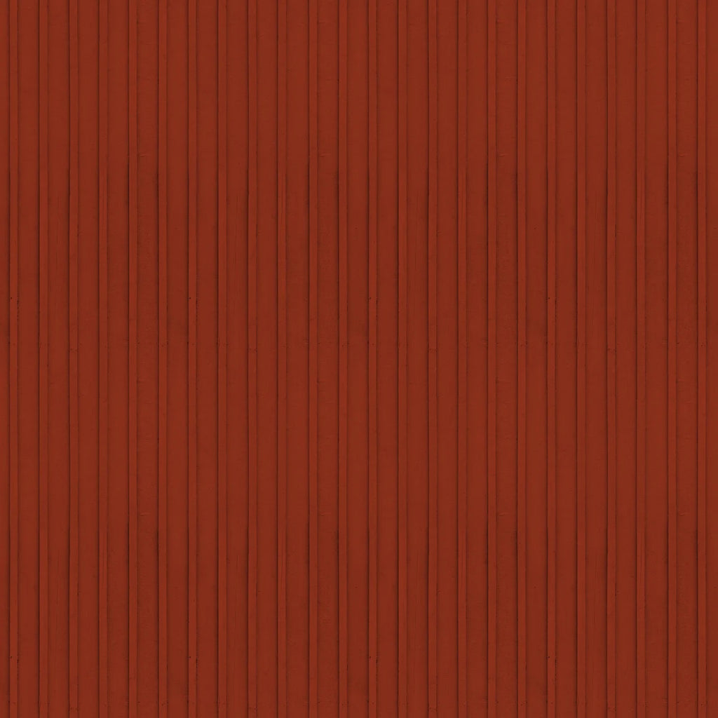 Swiss Cottage Striped Wallpaper in Crimson colourway