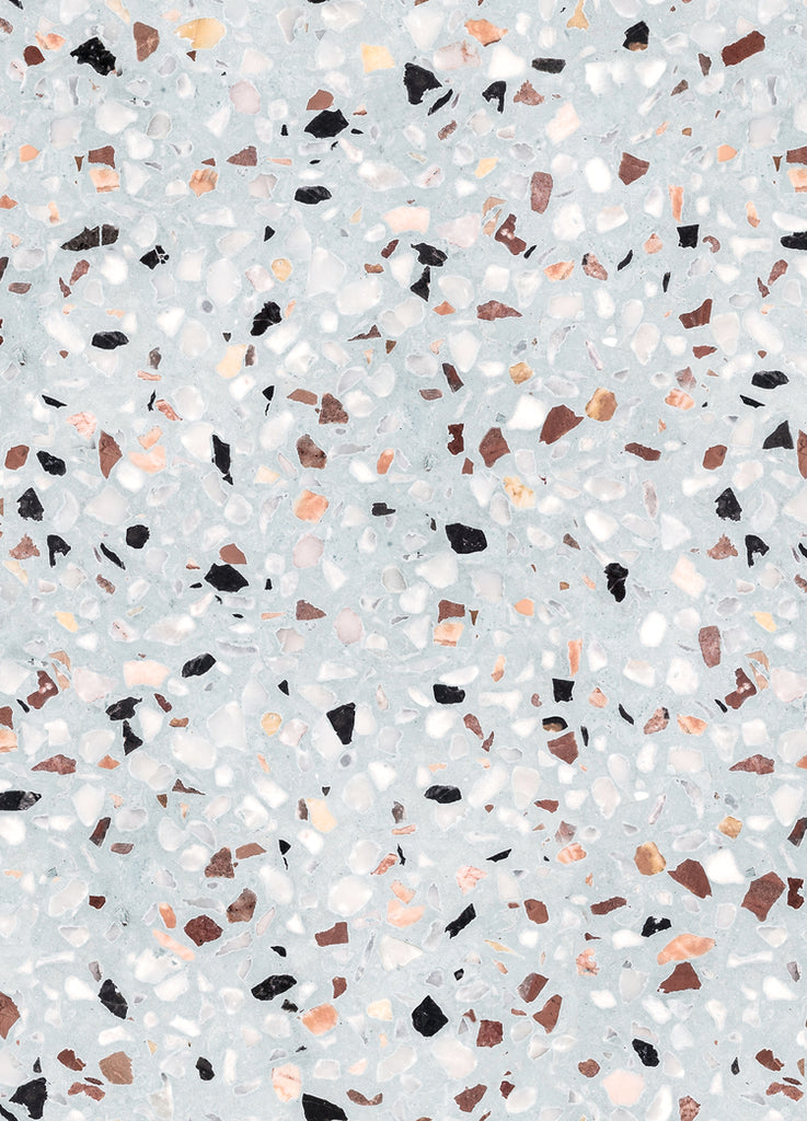 Terrazzo Kern, Faux Texture Wallpaper closeup