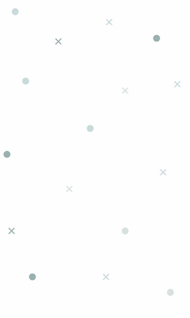 Tic Tac Toe, Pattern Wallpaper in Blue close up