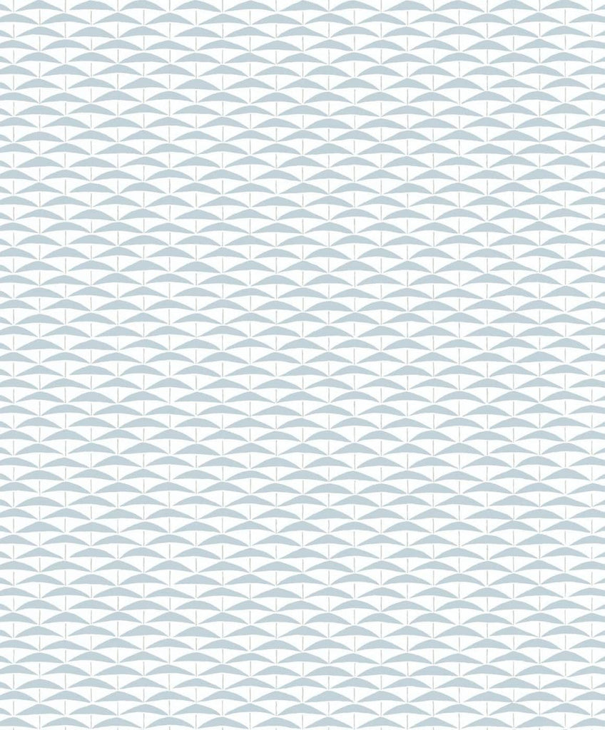 Blue Haguland Pattern Wallpaper in hallway