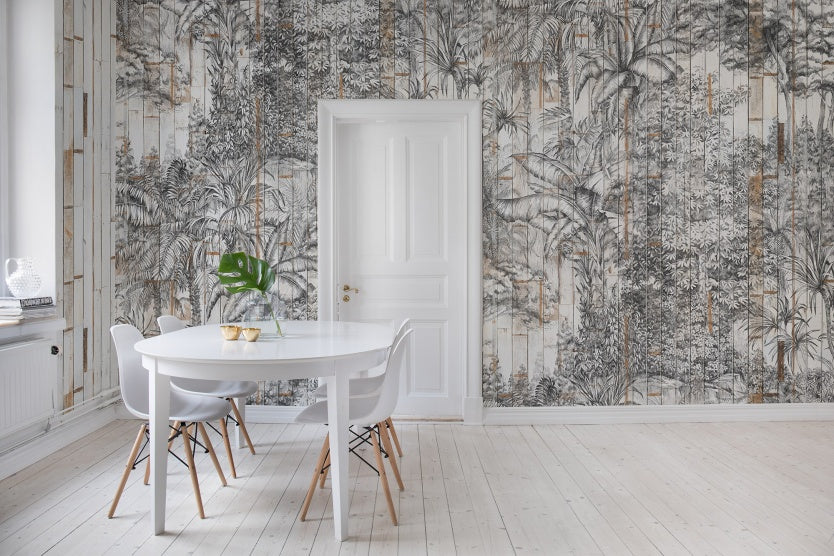 Bali Tropics Wallpaper in dining area