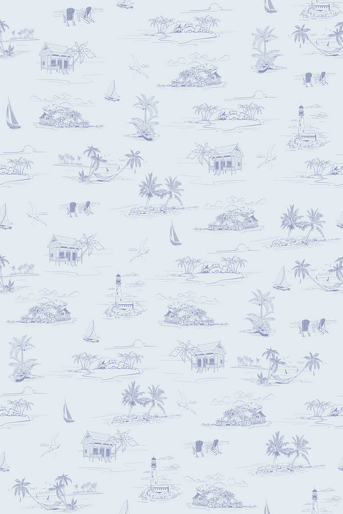 coastal blue wallpaper