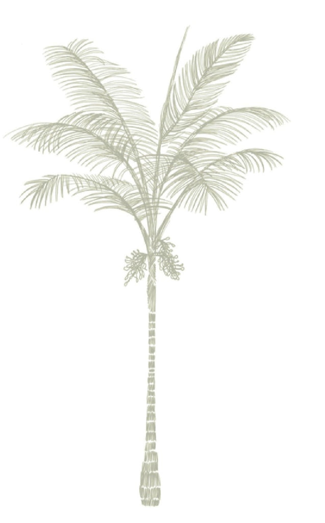 Pamela Palm Wallpaper closeup of palm element