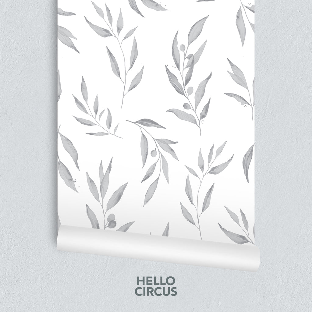 Watercolour Foliage by Olivia Wallpaper