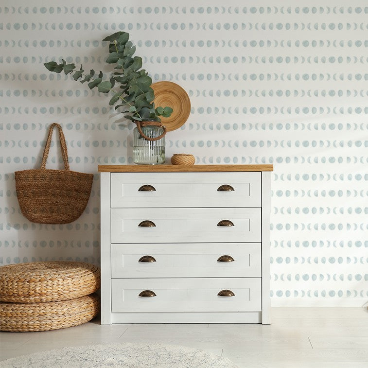 Lunar, Pattern Wallpaper in Closet Room