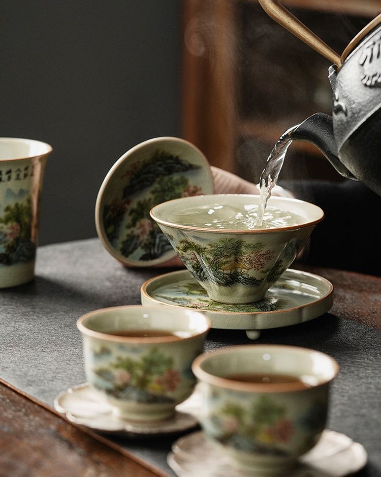 oriental tea set