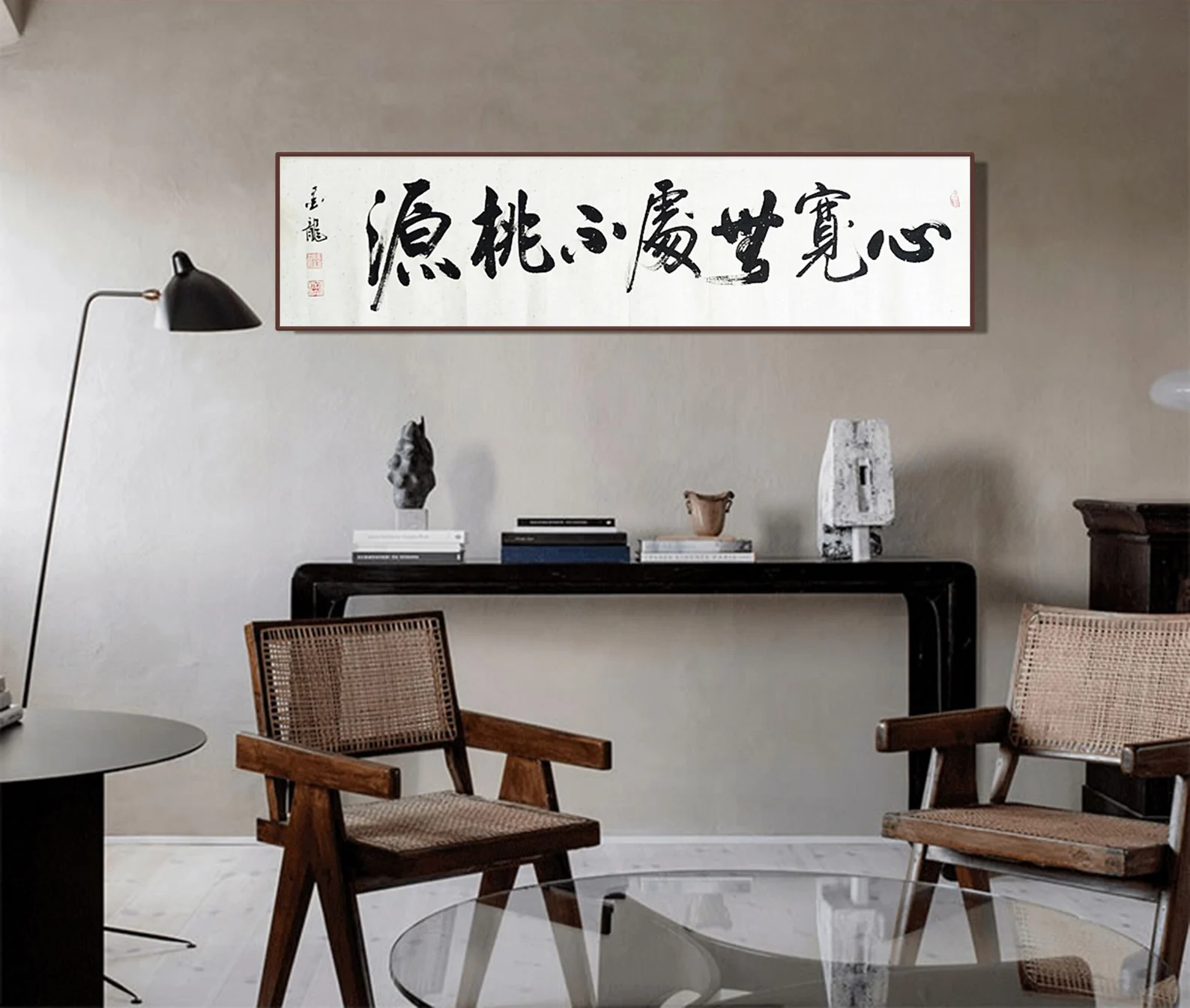 oriental calligraphy wall art